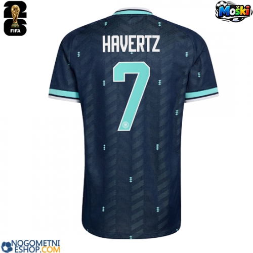 Moški Nogometni dresi Nemčija Kai Havertz #7 Gostujoči SP 2026 Kratek Rokav